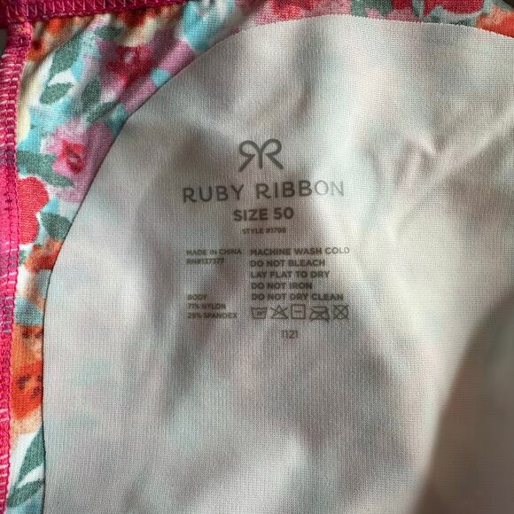 Ruby Ribbon Heritage Cami Floral Bloom Style 1798 Size 50 - Picture 3 of 6